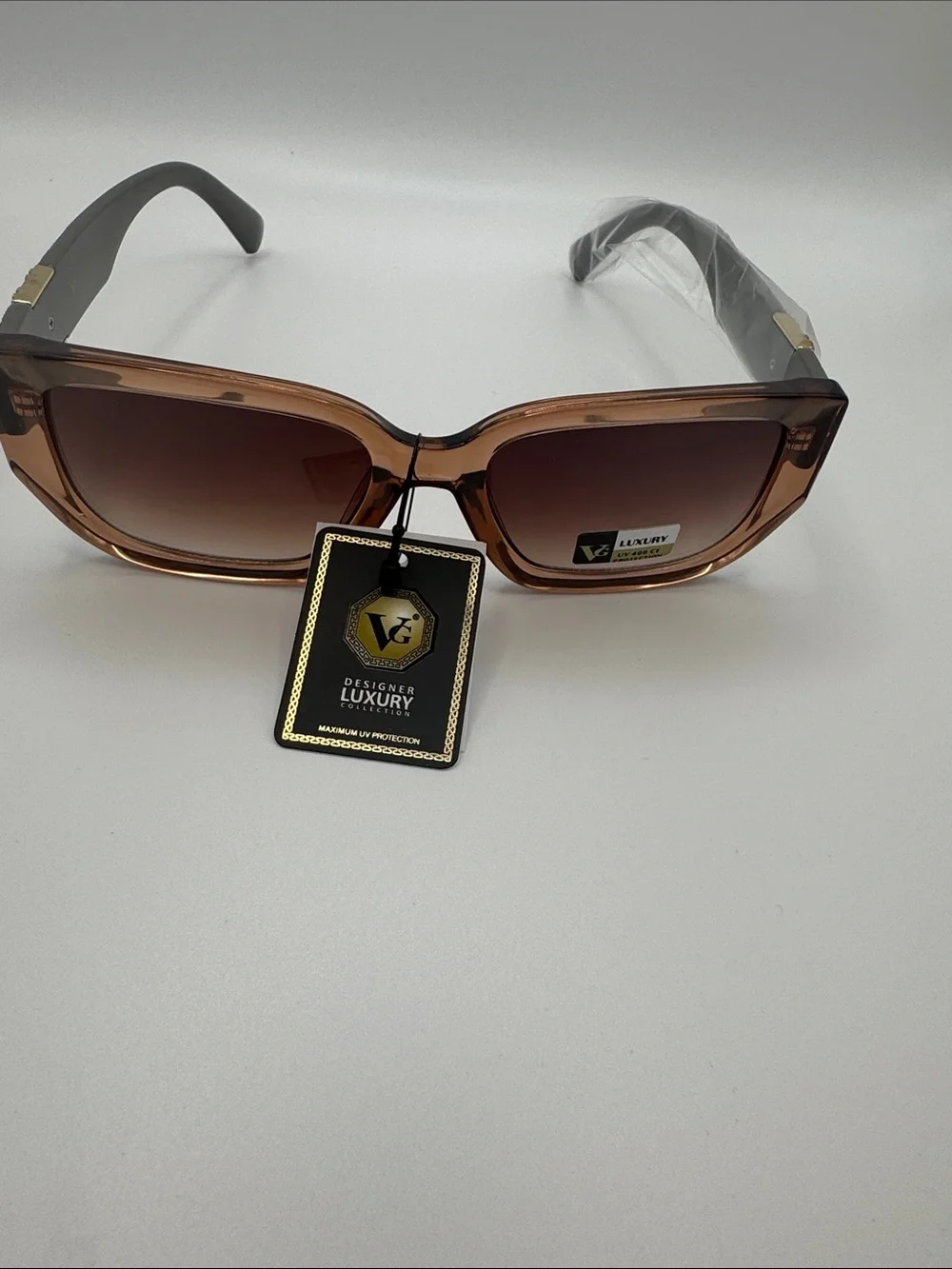 Designer Luxury Brown Gradient Women's Sunglasses